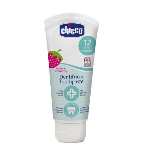 Chicco fogkrém Eper ízû Xilitollal 50ml 12hó