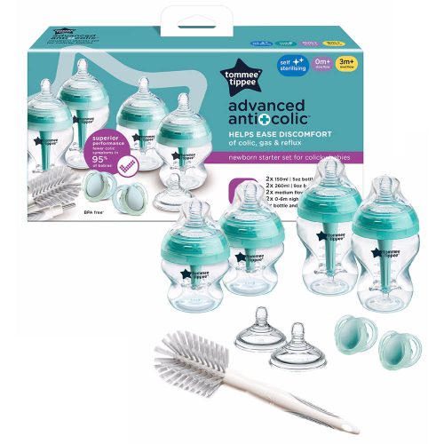 Tommee Tippee cumisüveg Advanced anti colic újszülött kezdõ szett türkiz