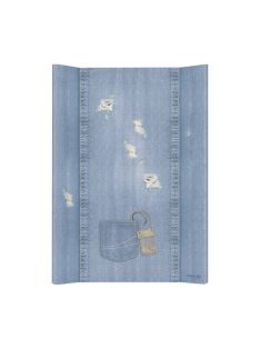   Ceba pelenkázó lap puha 2 oldalú 50x70cm Denim style shabby kék