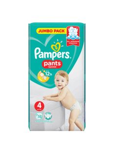 Pampers Pants 4 Jumbo Pack bugyipelenka 9-15kg 52db