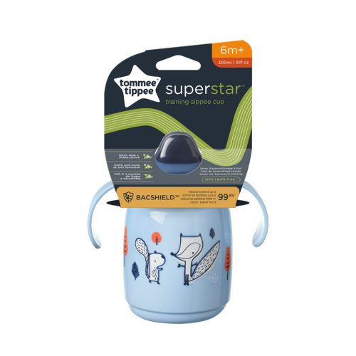 Tommee Tippee itatópohár - Superstar Training Sippee Cup csõrös 300ml 6hó kék