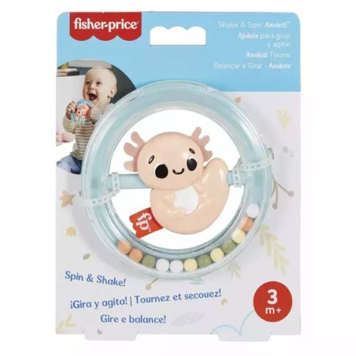 Fisher-Price Sensimals babapajti - rázogatós-pörgetõs Axolotl csörgõ HRB19/HRB20