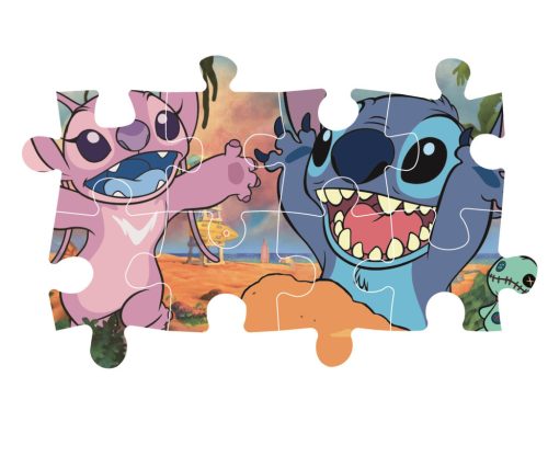 Puzzle, Disney, Lilo és Stitch, 60 db-os, maxi, 40x27 cm dob.