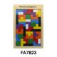 Fa tetrisz, 18,5x27,5 cm pvc csom