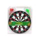 Darts klt., 30 cm átm., 4 db fém tû, 32x36 cm.Pvc