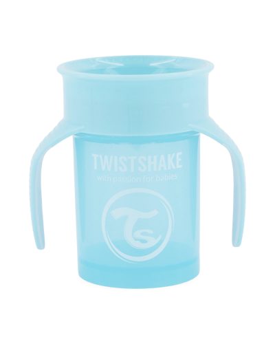 Twistshake 360 tanulópohár 6hónap+, kék